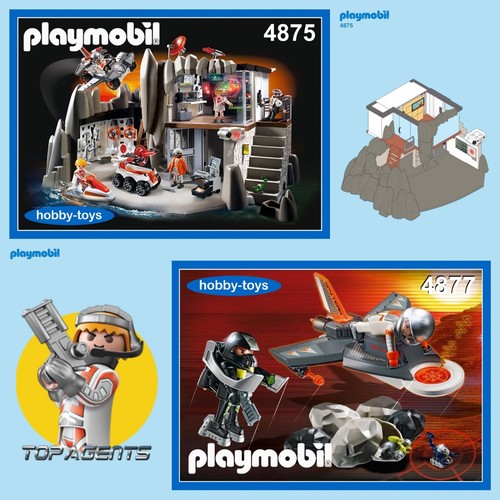 Playmobil 4875 top agents - agents, hq